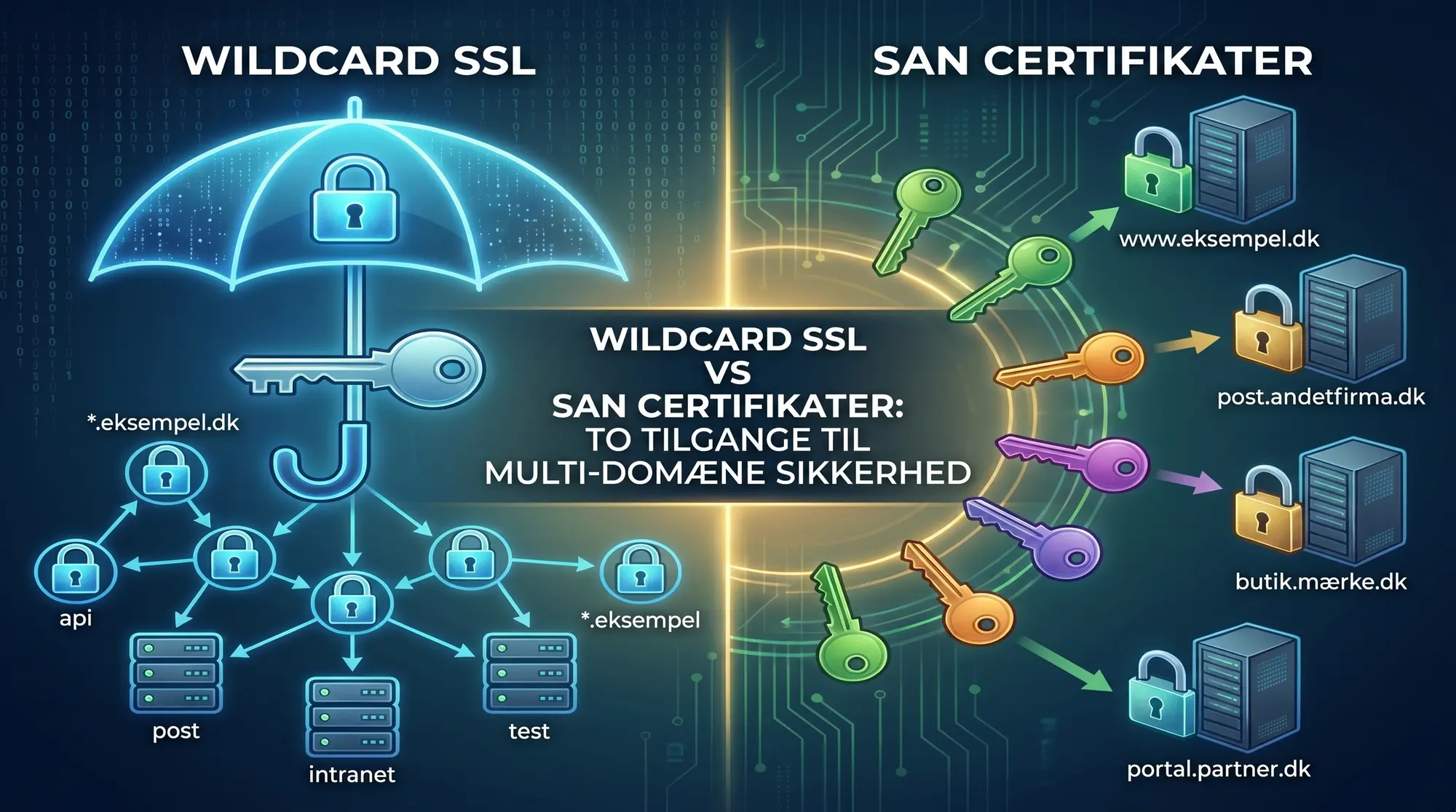 Wildcard SSL vs SAN Certificates: When to Use Which?