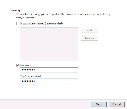 Security Prompt