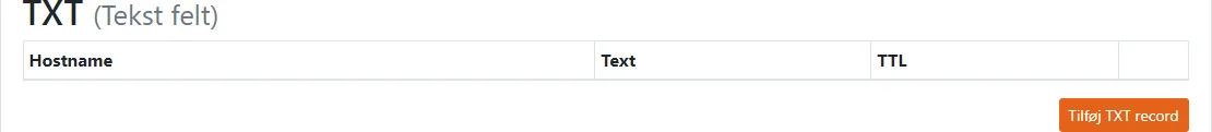 New Txt Record
