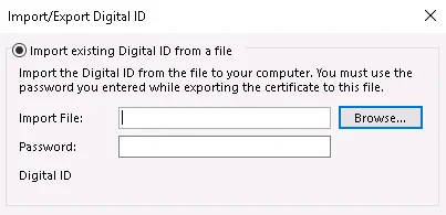 Import Certificate Outlook