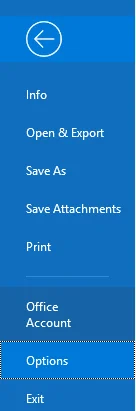 Outlook Options