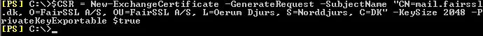 Create Csr
