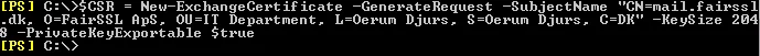 Create Csr