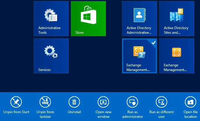 Exchange Management Shell Run As Admin