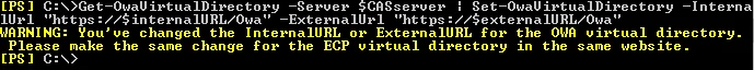 Owa Virtual Directory