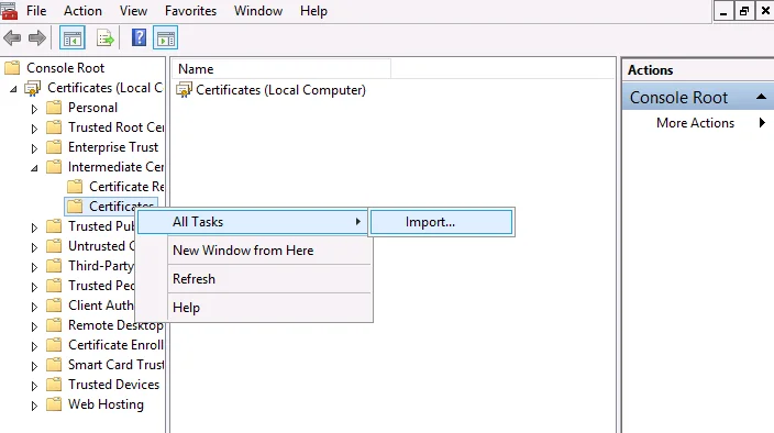 All Tasks Import Intermediate