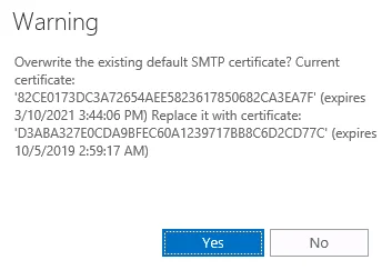 Overwrite Smtp