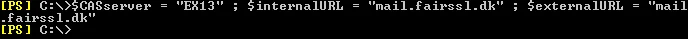 Set Server Name Server Url