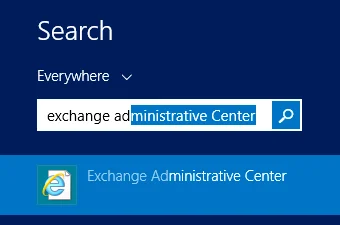 Start Exchange Administrative Center