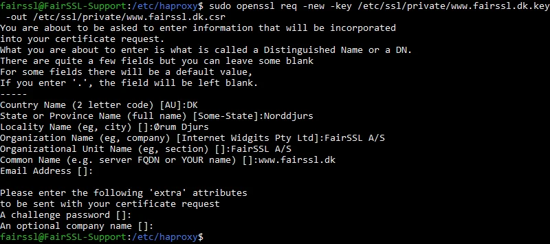 Create Csr Command
