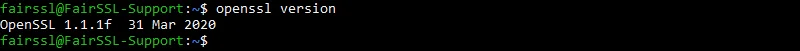 Openssl Version