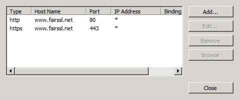 SAN binding result