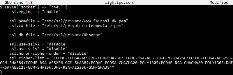 Lighttpd Conf Change New