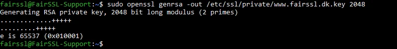 Create Key Linux