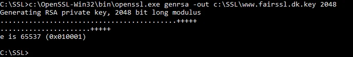 Create Key Windows