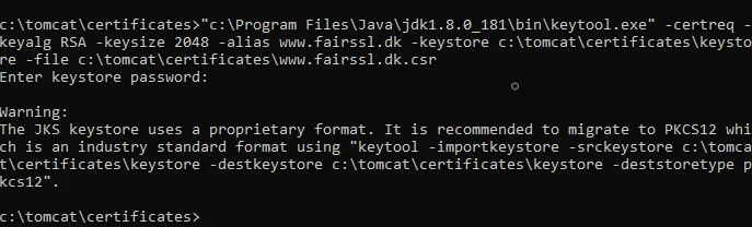 Create Csr Command