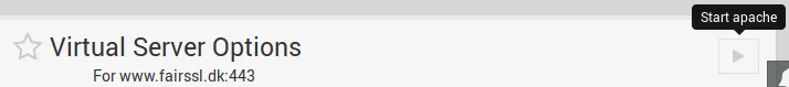 Start Apache